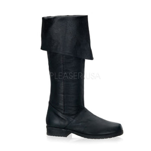 men's leather cuff boots with 1-inch heels Maverick-8812