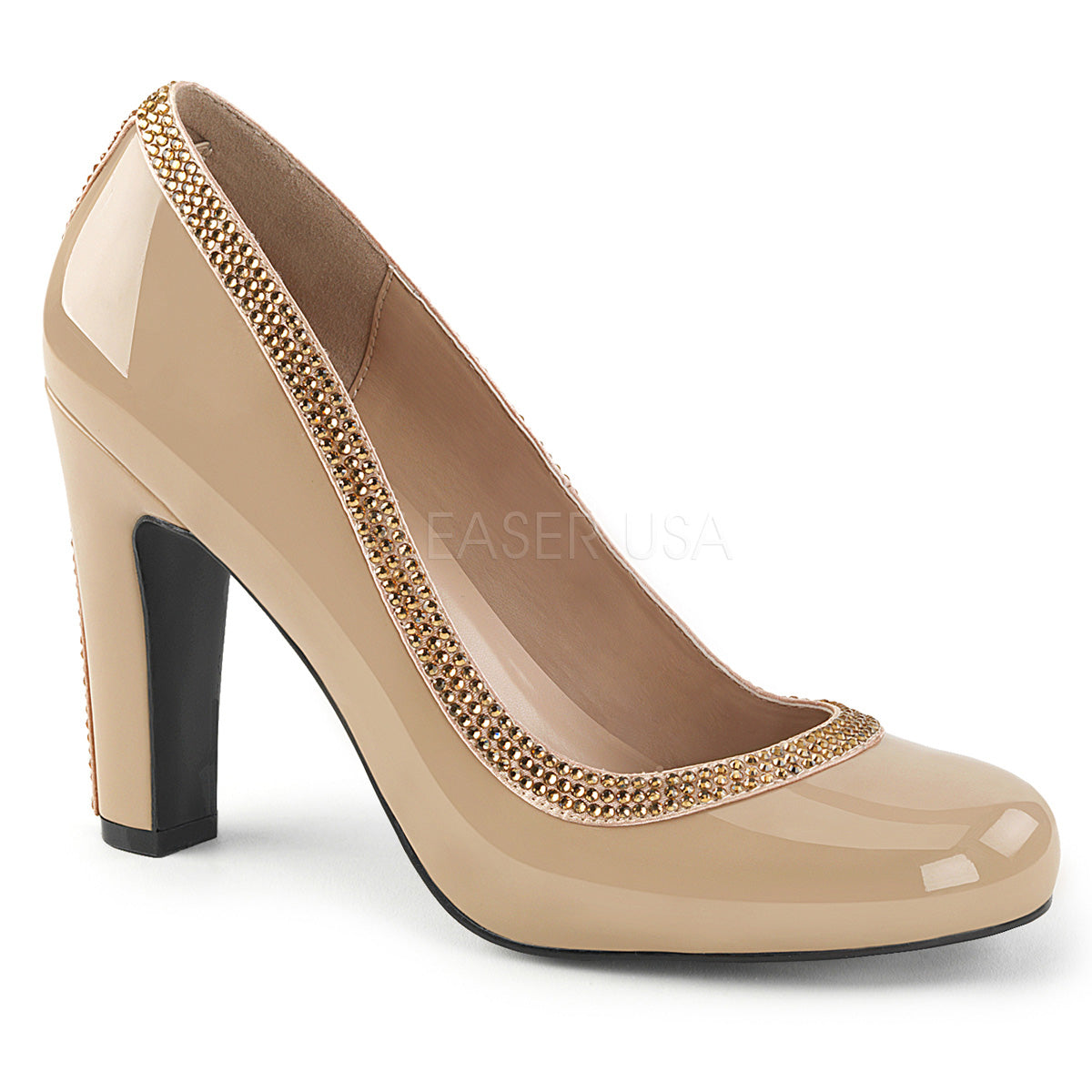 Women'S Brown Velvet Pumps Vintage Pointed Toe Fringe Shoes Office Stiletto  Heels