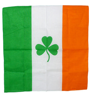 Flag of Ireland cotton bandana, 22x22 inches square 111080