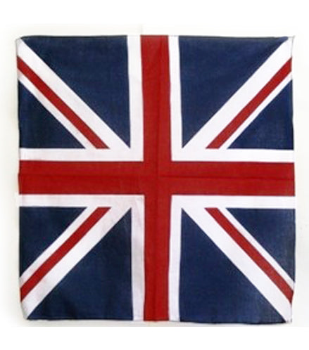 British Flag 22x22 Bandanna