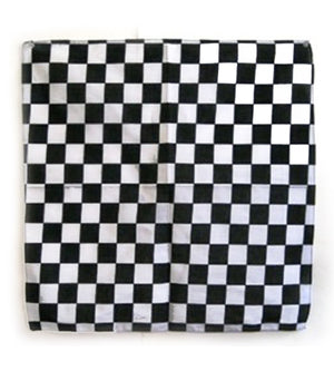 Racing checkered flag cotton bandana 22x22 inches square 357963