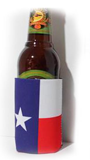 Texas Flag Can Koozie