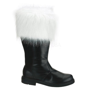 Christmas Santa boots with 1-inch flat heels Santa-100