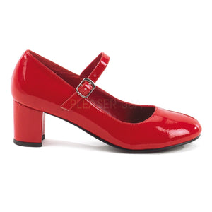 red Mary Jane shoe with 2-inch heel Schoolgirl-50