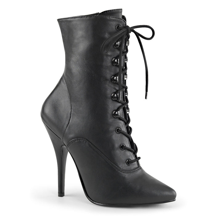 Lace-Up Ankle Boot 5-inch Heel 3-colors SEDUCE-1020