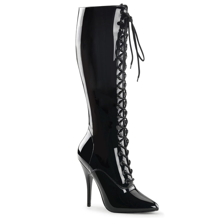 Lace-Up Knee Boot 5-inch Heel Size 6-16 SEDUCE-2020