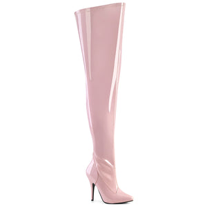 baby pink wide calf classic thigh boot with 5-inch stiletto heel Seduce-3000WC
