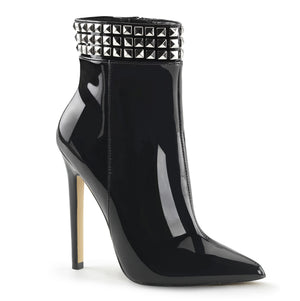 Ankle Boot with 5-Inch Heel and Metal Studs SEXY-1006