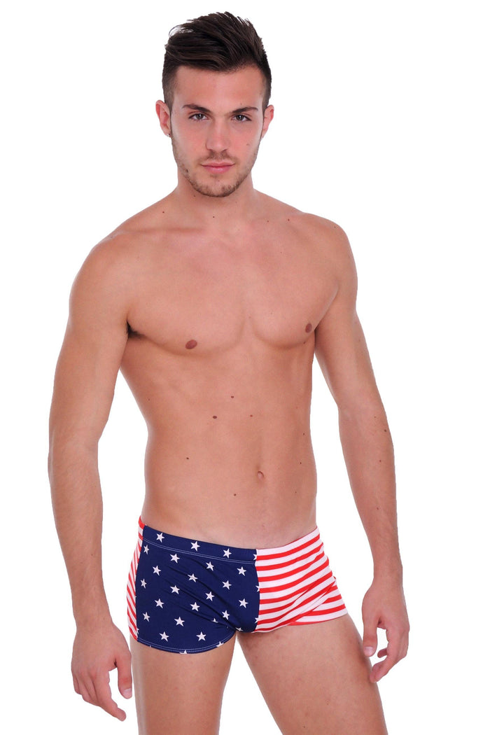 USA American Flag Men's Briefs Swimsuit