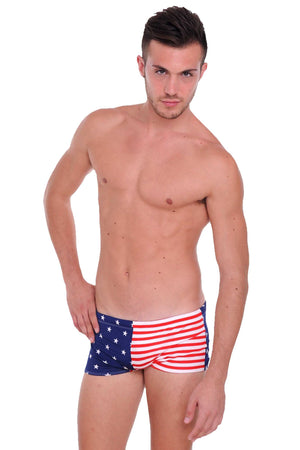 USA American flag men's briefs swimwear ST303